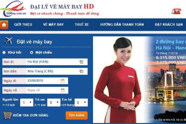 Top 10 đại lý bán vé máy bay Nha Trang uy tín - Phòng vé máy bay HDBay