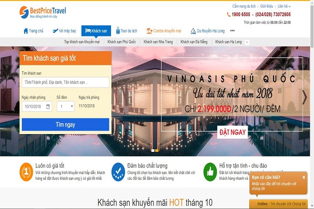 Những trang web đặt phòng khách sạn giá rẻ tại Nha Trang có thiết kế tour